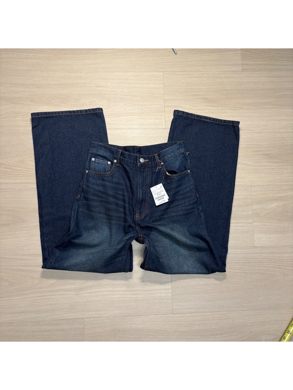 Vintage Y2K skater baggy wide leg freak’s store high waisted dark denim jeans